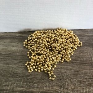 Vtg Gold Beaded Tree Garland